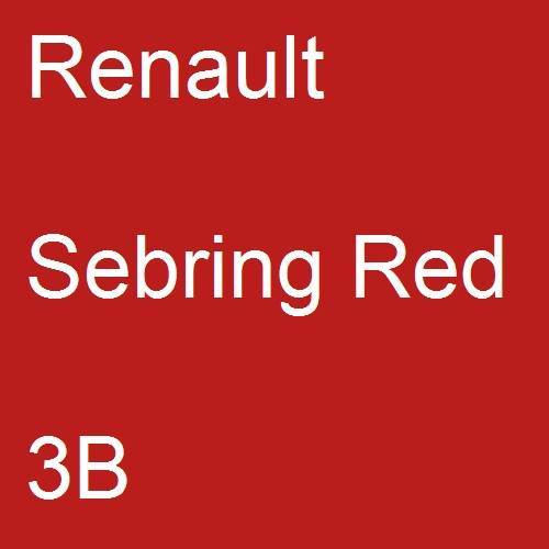 Renault, Sebring Red, 3B.